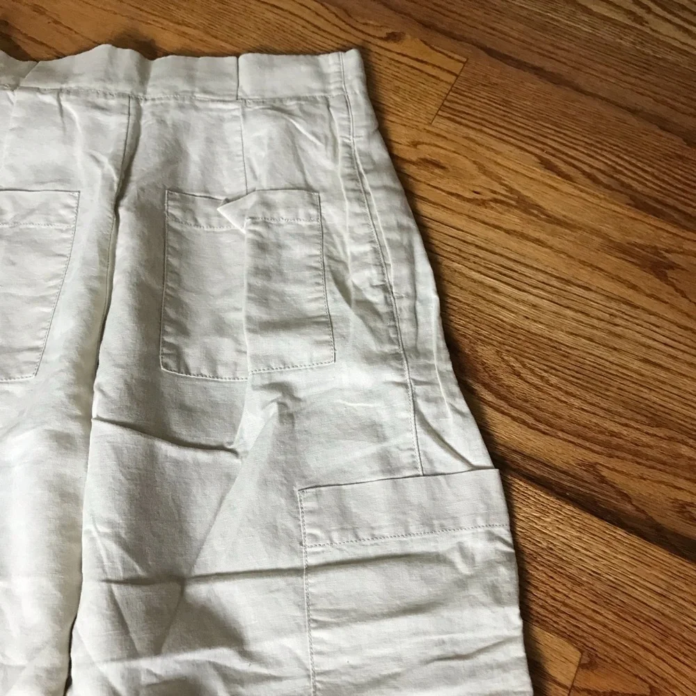 Zara Beige Linen Pants